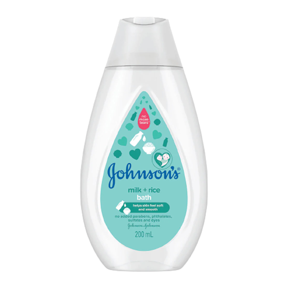 Johnson’s Milk + Rice Hair & Body Baby Bath 200ml